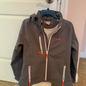 Orange theory fitness rain coat/ unisex